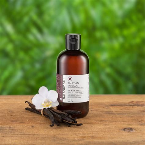 Tahitian Vanilla Body Oil Paraben Free No Sulfates Aromatic Plant Oil