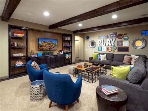 Cool 50 Relaxing Basement Rec Room Ideas For Living Area More At