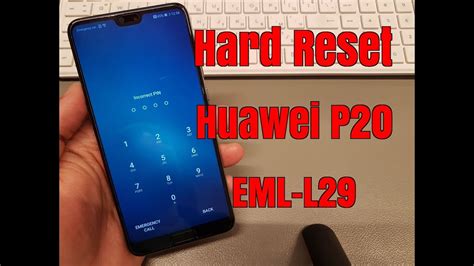 How To Hard Reset Huawei P20 Eml L29 Unlock Pinpatternpassword Lock
