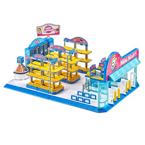 buy 5 surprise mini brands mini mart playset series 3 by zuru with 5 exclusive mystery mini