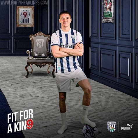 Jeff Astle Tribute West Bromwich Albion 23 24 Home Kit Released
