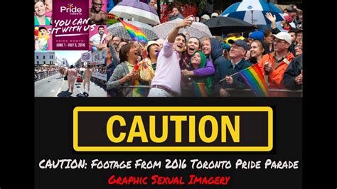 Public Nudity And Sex Acts 2016 Toronto Pride Parade In Full View Of