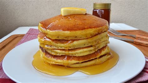How To Make American Pancakes Easy Homemade Pancake Recipe From
