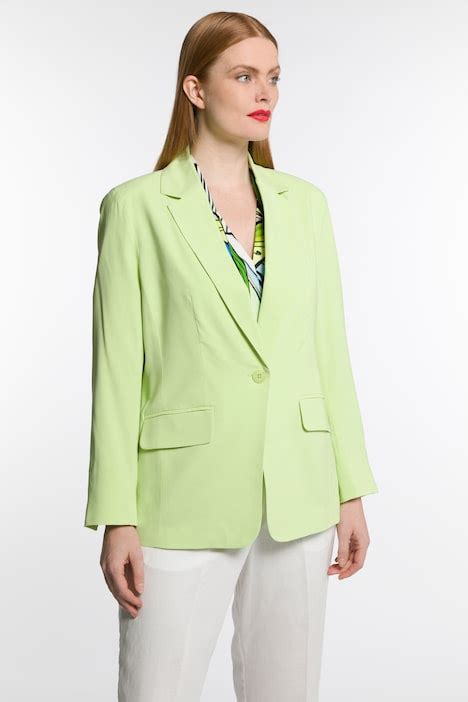 Classic Button Front Fully Lined Stretch Blazer All Blazers Blazers