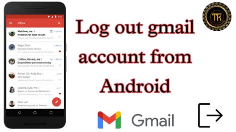 How To Log Out Gmail Account From Android Gmail Problem Solved Youtube