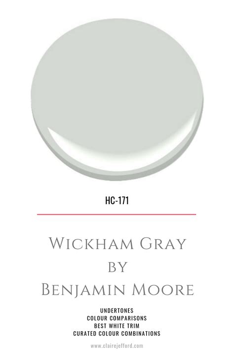 Benjamin Moore Wickham Gray Claire Jefford Best White Paint White