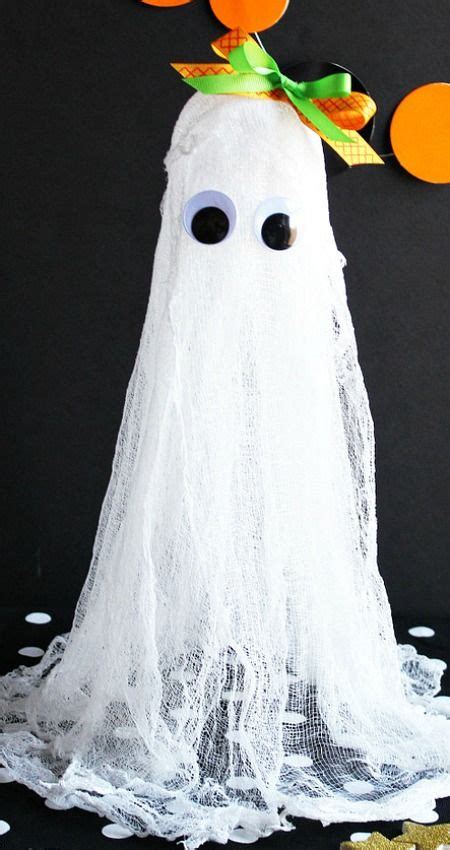 Diy Cheesecloth Ghosts Halloween Diy Crafts Cheesecloth Ghost