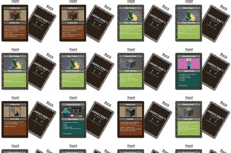 Custom minecraft maps are shared by the community to inspire, download and experience new worlds. Minecraft the Card Game (Giving away for free!) Minecraft Project