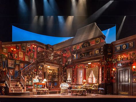 Behind The Scenes Of You Cant Take It With You On Broadway Set Design Theatre Scenic Design