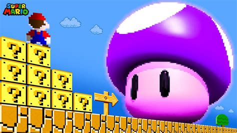Can Mario Jump Over 999 Item Blocks And Beat The Ultimate Mega Mushroom