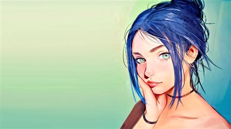 Realistic Anime Girl Digital Art