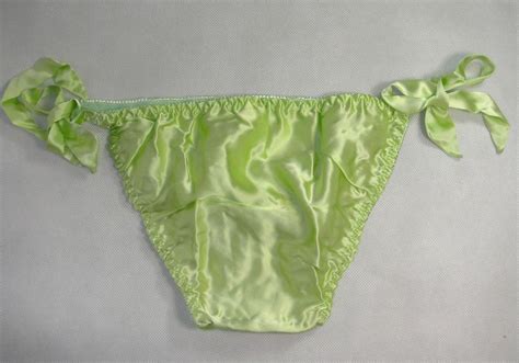Pure Silk Womens Side Tie String Bikini Panties 6 Pairs In One Economic