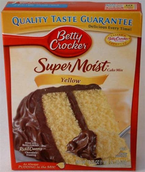 Betty Crocker Super Moist Yellow Cake Mix Reviews In Grocery Chickadvisor