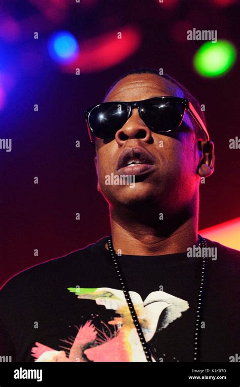 Rapper Shawn Carter Aka Jay Z Performing 2009 Power 106 Powerhouse