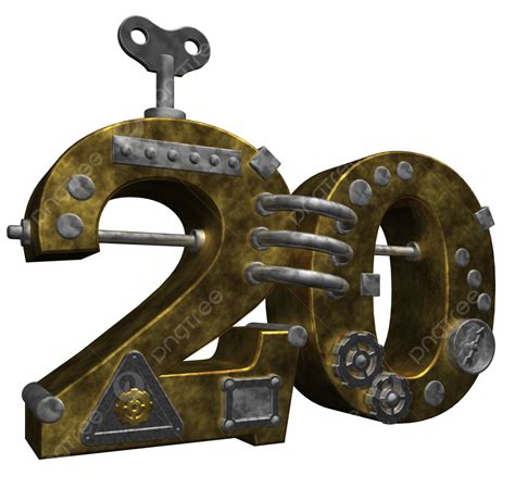 Number Twenty Cipher Retro Price Wheels Png Transparent Image And