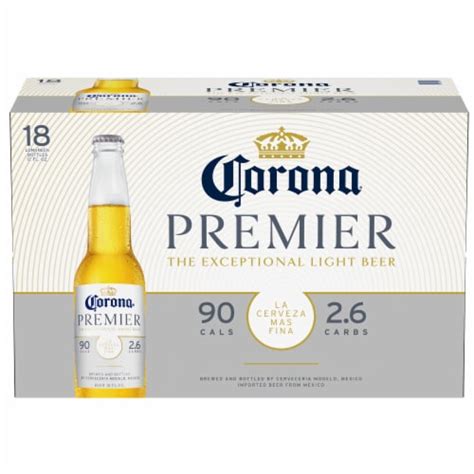 Corona Premier Mexican Lager Import Lower Calorie Light Beer 18