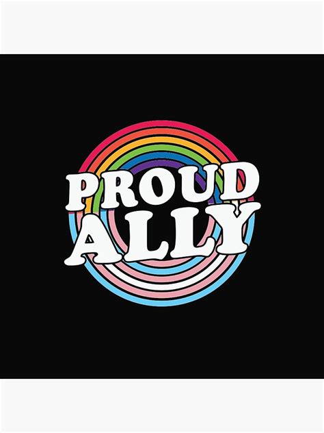 Proud Ally Pin For Sale By Katey1285 Redbubble
