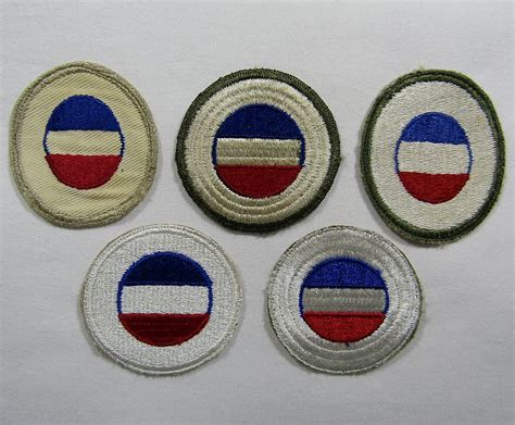5 Different Wwii Army Ground Forces Patches Griffin Militaria