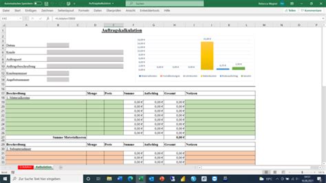 Angebotskalkulation Vorlage Excel Vorlage Für Angebote
