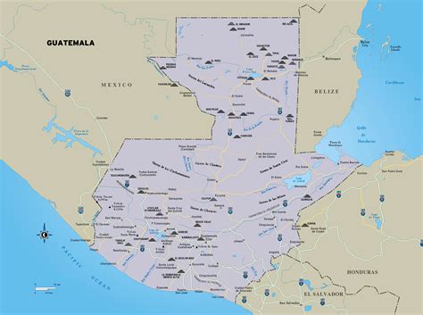 30 Detailed Map Of Guatemala Maps Database Source