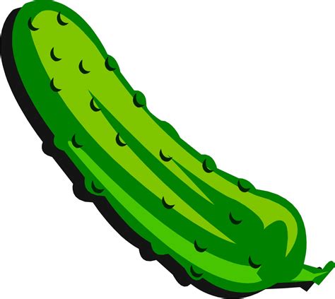 Green Cartoon Pickle Drawing Free Image Download