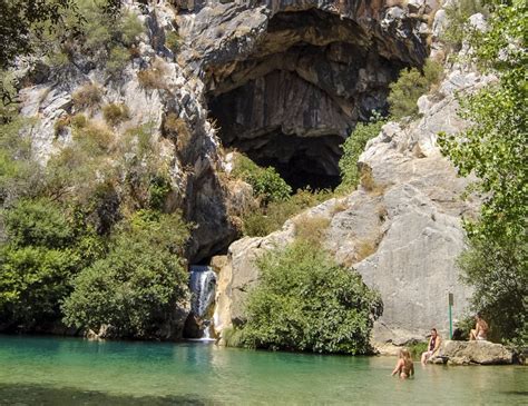 Cueva Del Gato River Waterfall Andalucia Spain Wild
