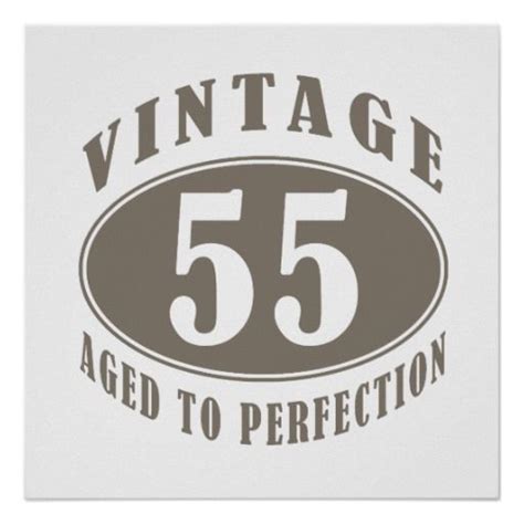 Vintage 55th Birthday Gifts Poster Zazzle Com Cumple 50 41