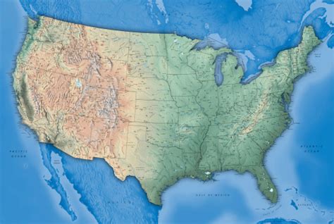Usa Map Stock Photo Download Image Now Istock