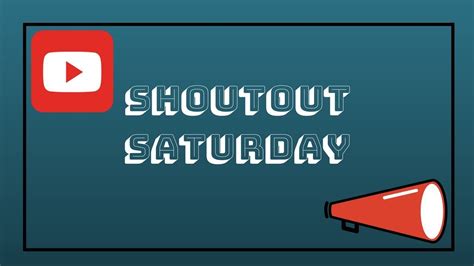 How To Shoutout Saturday Aankondiging Youtube