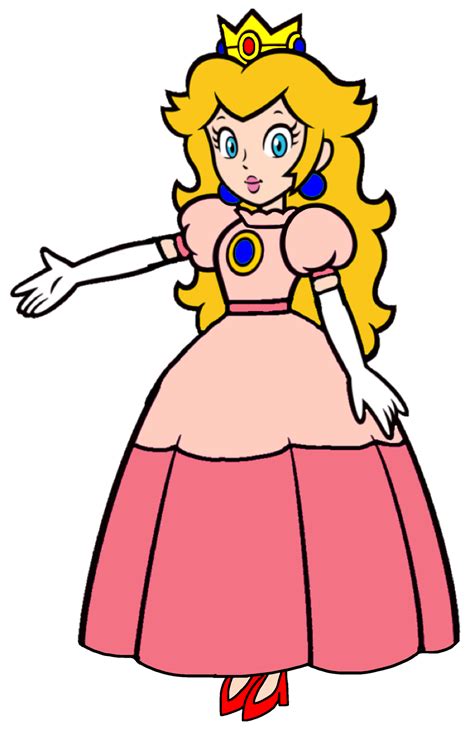Super Mario Sm64 Princess Peach 2d By Joshuat1306 On Deviantart
