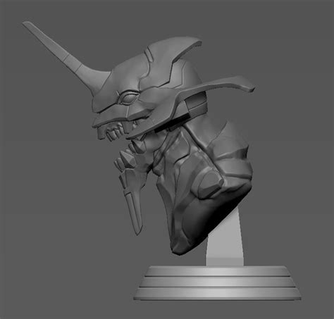 Evangelion Eva01 Bust 3d Model 3d Printable Cgtrader