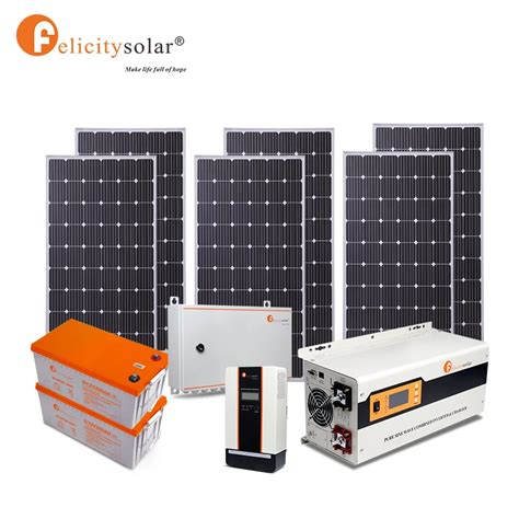 Felicity Solar Off Grid Complete 3kw 2000w Solar Power System For Small
