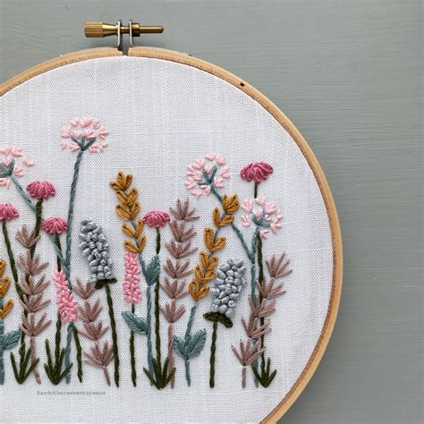 Spring Meadow Hand Embroidery Pattern - Digital Download - And Other ...
