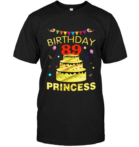 89 years old shirt 89th golden birthday princess ts