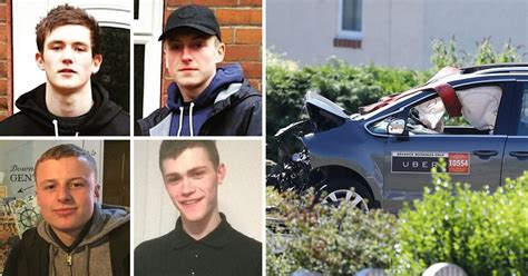 pictured four friends killed in leeds horror crash with uber metro news