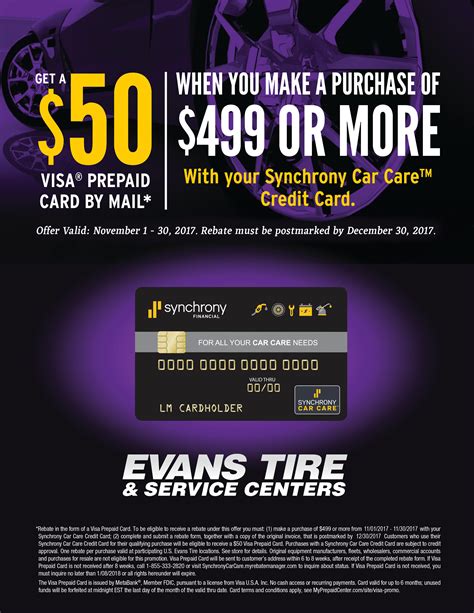 Your cash rewards never expire. Apply For Credit - Evans Tire & Service Centers