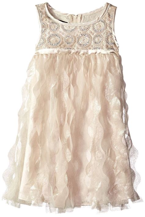 Biscotti Little Girls Luminous Lace Fringe Dress Fringe Dress