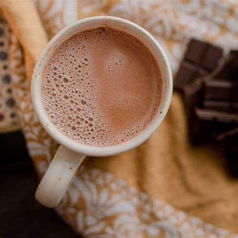 Healthy Homemade Tahini Hot Chocolate