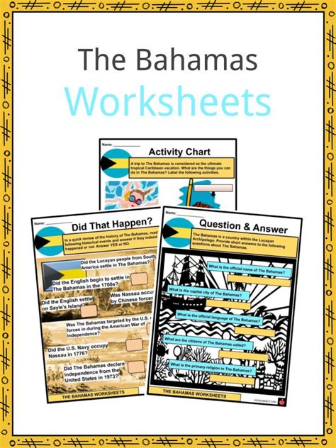The Bahamas Facts Worksheets Capital And Geography For Kids