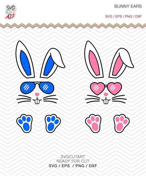 Bunny Svg Bunny Ears Svg Easter Bunny Svg Rabbit Ears Svg - Etsy