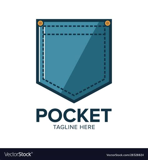Pocket Logo Royalty Free Vector Image Vectorstock