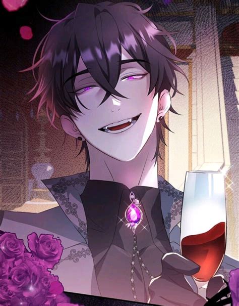 An Anime Character Holding A Glass Of Wine