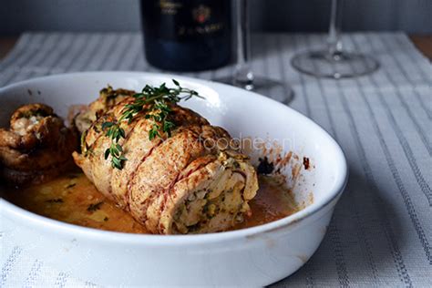 Kiprollade met mosterd en tijm