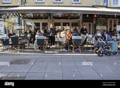 Daily life in Valkenburg aan de Geul or Valkenberg with people enjoying