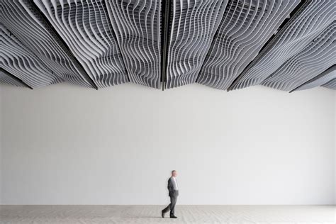 Wave Acoustic Absorber Ceiling Ceiling Systems By Wave Architonic
