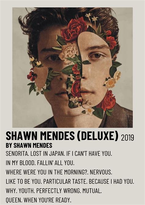 Shawn Mendes Album Poster A Review Jose