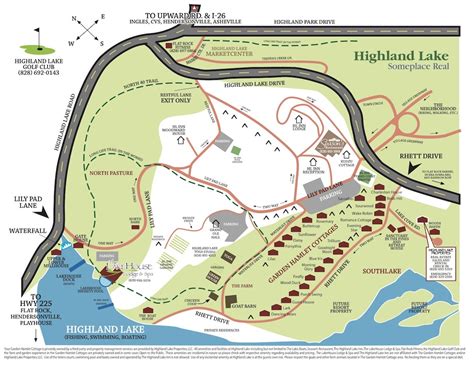 Map Of Highland Lake