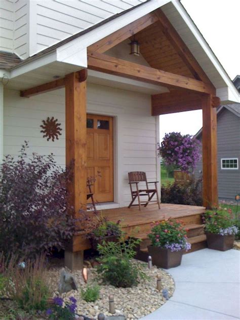 Awesome 80 Modern Farmhouse Front Porch Decorating Ideas