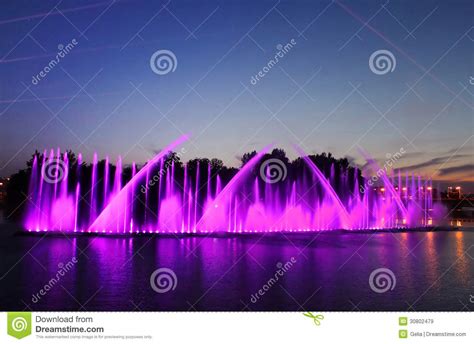 Biggest Fountain On The River Was Opened In Vinnitsa Ukraine Editorial