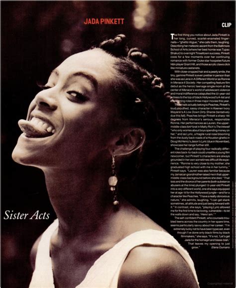 Vibe Vault Jada Pinkett August 1994 Issue